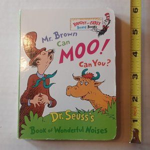 Mr.Brown Can Moo! Can You? Dr. Seuss's Book of Wonderful Noises 1996 Board Book